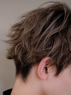 リノショアーズ 元町店(RINOSHORES) マッシュショートウェーブニュアンスパーマアッシュブラウン