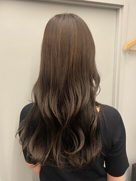 ナンバー アリア 三軒茶屋(N° aria) 《三軒茶屋 N°aria》大人可愛いゆるふわベージュ×ハイライト