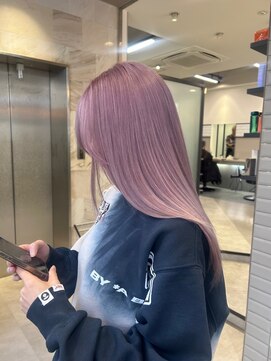 リリー(Lilley) 【lilley 稲永麻衣】ブリーチカラー+天神韓国ヘア