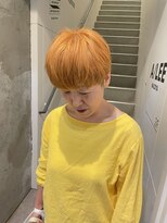 アイリー 名古屋(A/LEE)&nbsp;ショートヘア／オレンジカラー
