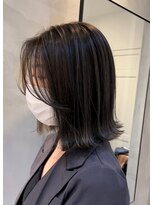 ジーナ 船橋(Zina)&nbsp;髪質改善＊マチルダボブアッシュカラー＊美髪【Zina船橋】