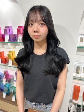 ボタン ハカタ(VOTAN hakata) 【博多美容室/坂本早苗】黒髪風カラー/韓国ヘア