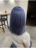 #セミディ#シアーカラー#ショートヘア#姫カット#ダークアッシュ
