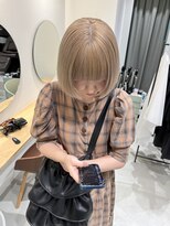 シーバイデコ(See by DECO)&nbsp;前上がりボブとホワイトベージュカラー！