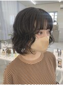 くせ毛　ボブ　パーマ