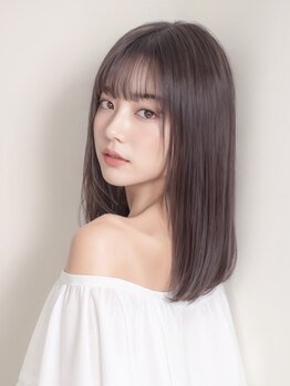 アンジェ 池田店(Ange)の写真/ずっと触っていたくなるしっとりサラ艶髪へ♪ベタつきや重みを軽減しさらっと軽く仕上げるトリートメント☆