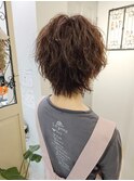 ウルフパーマで可愛さアップ