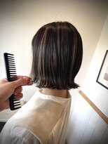 ジジ フィーカ 佐野(Gigi fika)&nbsp;ハイライト 外ハネボブ