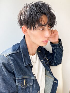 スタートウキョウ 渋谷(STAR TOKYO) 韓国センターパートウルフパーマツイストスパイラルパーマゆるめ