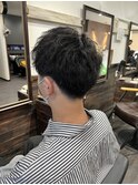 マッシュショート×ゆるふわパーマ