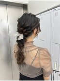 long  hair arrange