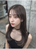 神戸三宮　韓国レイヤーカット　顔まわりカット