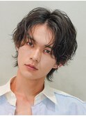 フェザーショートフェザーパーマニュアンスパーマショートヘア