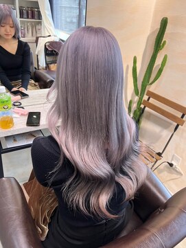 アンククロス 表参道(ANKH CROSS) 【ビフォーアフター】エクステ/グレージュカラー