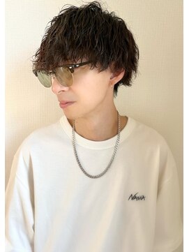 エル セルカ 高田馬場(el CERCA) ツイストスパイラルパーマ×波パーマ×マッシュ