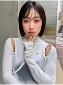【MINX】くびれヘア+くすみベージュハイライトカラー_渋谷