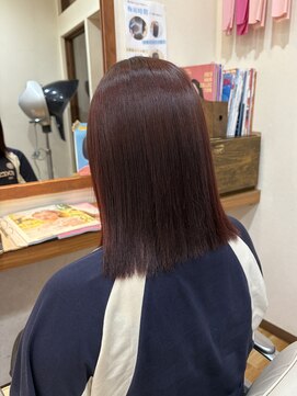 ココカラヘアー ニコ(cococara hair nico) カシスカラー/レッド/暖色カラー/