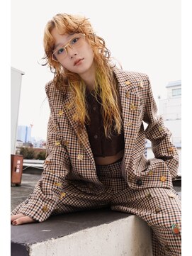 ステップボーンカット トーキョー(STEP BONE CUT TOKYO) 【ステップボーンカット】ウルフレイヤー/パーマ/ダブルカラー