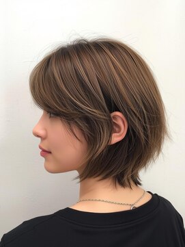 くびれレイヤー/髪質改善/ベージュハイライト/【大宮】