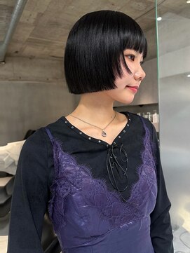 フィルムス 表参道(FILMS) ココアベージュ/黒髪/クラゲヘアー/オリーブグレー/ボブ/表参道