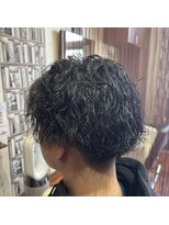 クリエイティブヘアーエィス(creative hair Ace)&nbsp;MEN’S HAIR/サーフカール/刈り上げセンターパート/登米市