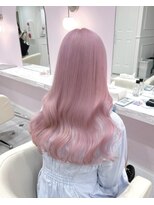 メル 表参道(Mel)&nbsp;ダブルカラーブリーチハイトーンピンク春ヘア