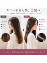 髪質改善ツヤカラー｜カラーするたび、美髪へ導く新発想