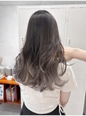 ホワイトグレージュグラデーション　【ayami】