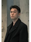 オールバック　ビジネスショート フェザーパーマ ベリショパーマ