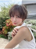 【Louvre】束感ショート/小顔ショート/シースルーバング