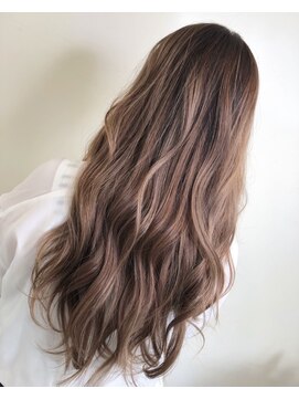リー 枚方(Lee) ツヤ感ロング×モテブラウンカラー