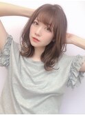 大人可愛いモテ髪★ひし形/前髪で小顔