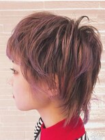 ピカイチ 上通店(pikA icHi) *pikAicHi*ピンクベージュ×ウルフカット