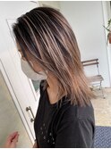 【NAiVE hair】バレイヤージュハイライト