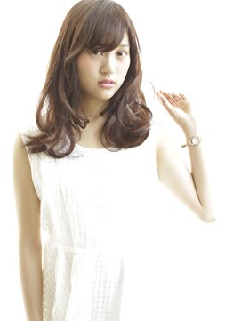 ヘアリゾートエーアイ 北千住店(hair resort Ai) 20代30代40代50代 色っぽふんわりミディの重軽ウェーブヘア♪