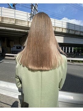 ムジーク(Musiiik) ケアブリーチでブロンドベージュ