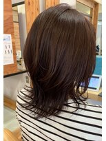 アドラーブル 松崎店(adorable) 【お手入れ簡単】【ミディアムウルフ 】30代40代