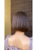艶ボブ！ラベンダーグレージュ