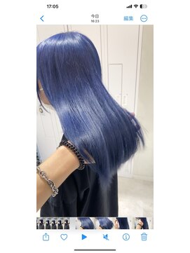 アソビセカンド 原宿(ASOBI 2nd) ミディアム/ネイビーブルー