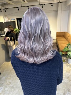 メリー オオサカ(Merly Osaka) 超ハイトーンなのに艶々ダブルカラー_very white lavender_