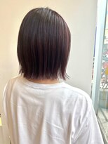 アデプト 金町店(adept)&nbsp;【adept金町店 軽米style】色気ボブ×バイオレットピンク