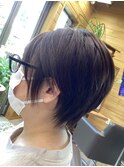前髪ありハンサムショート