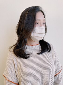 アヴァンセ サニー美容室 アッシュブラウン