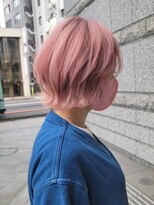プログレス ひばりヶ丘店(PROGRESS) 『short×pail pink』似合わせカット×デザインカラー