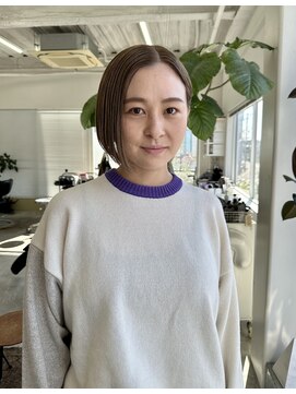 フィル(fil) ワンレンボブ／ミルクティー