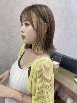 ロンドカスティーヨ 四日市(Lond castillo) 【futaba】外ハネボブ×インナーカラー