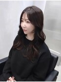 《韓国ヘア》大人かわいい韓国風セミロング