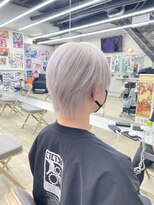 オタクヘア 渋谷(OTAKU HAIR) ニュアンスカラープラチナハイトーンカラーホワイトアッシュ