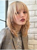 レイヤーミディアム×ハイトーンベージュ