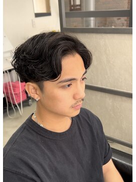 スイッチ(men's SWITCH) 大分メンズラルフカール波巻きスパイラルパーマ刈り上げショート